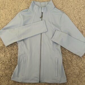 Gilly Hicks Sky Blue Zip-Up Jacket